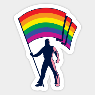 Pride Flag Bearer Sticker